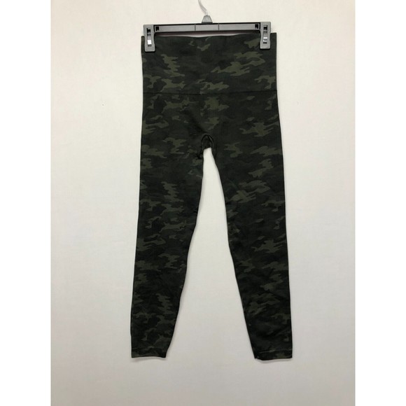Spanx Women Pull On Active Leggings Size Large Camouflage B228 -4 - Picture 11 of 13